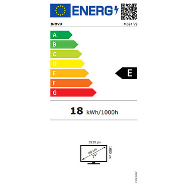 Comprar INOVU 23,8" LED - MB24 V2 + INOVU SBA1 Negro.