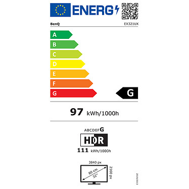 BenQ 31.5" Mini LED - MOBIUZ EX321UX pas cher