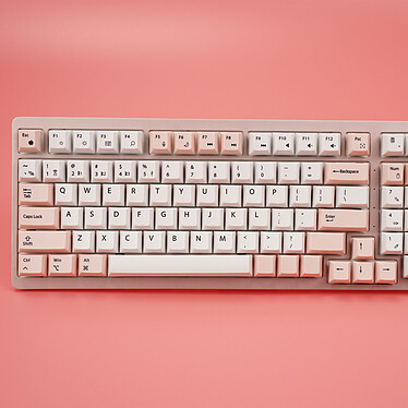 The Keyboard House Maple Pro MX Red (Rose) pas cher