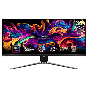 MSI 34" OLED - MPG 341CQPX QD-OLED.