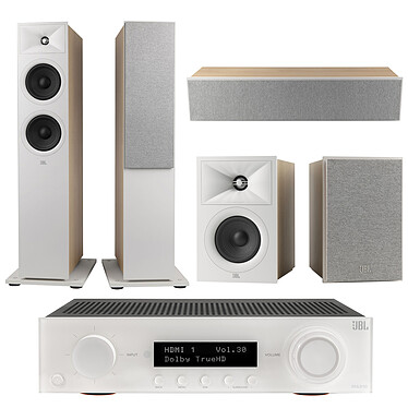 JBL MA310 Blanc + JBL Pack Stage V2 260F Latte 5.0