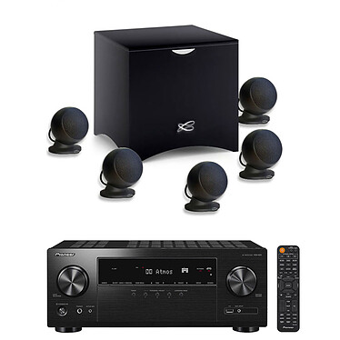 Pioneer VSX-935 Black + Cabasse Alcyone 3 Black 5.1.