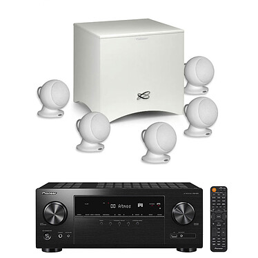 Pioneer VSX-935 Noir + Cabasse Alcyone 3 Blanc 5.1