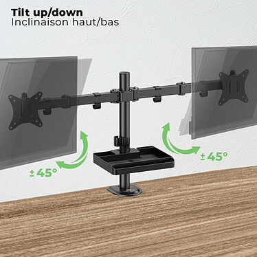 Nota Advance XtendMounts Dual - Supporto per 2 schermi.