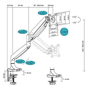 Advance ErgoMounts Xtrem - Soporte para 1 pantalla. a bajo precio