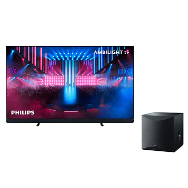 Philips 65OLED909 + Yamaha NS-SW100 Noir