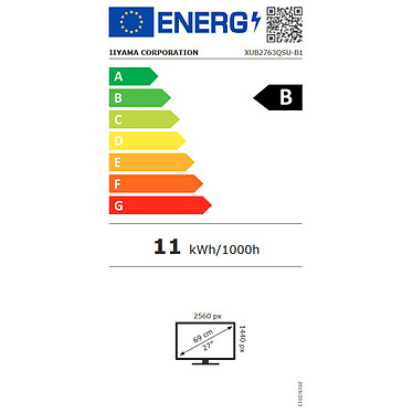 iiyama 27" LED - ProLite XUB2763QSU-B1. economico