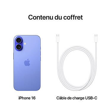 Apple iPhone 16 512 Go Outremer pas cher