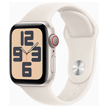 Pulsera deportiva Apple Watch SE GPS + Cellular (2024) 40 mm Aluminio Stellar Light M/L .