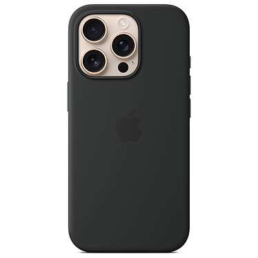 Funda de silicona Apple con MagSafe Negra Apple iPhone 16 Pro.