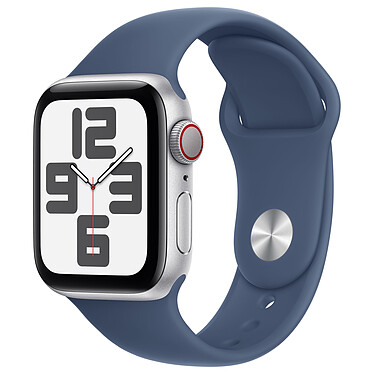 Apple Watch SE GPS + Cellular (2024) 40 mm Aluminio Plata Deporte Denim Correa S/M .