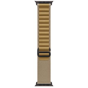 Apple Boucle Alpine Sahara Finition Titane Noir pour Apple Watch 49 mm - M