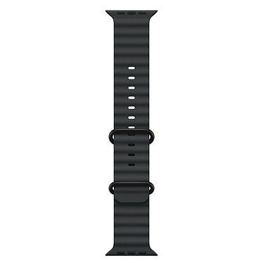 Apple Bracelet Océan Noir Finition Titane Noir pour Apple Watch 49 mm