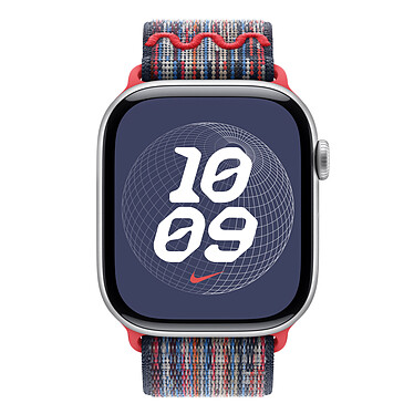 Nota Apple Nike Sport Buckle Blue/Red per Apple Watch 46 mm.