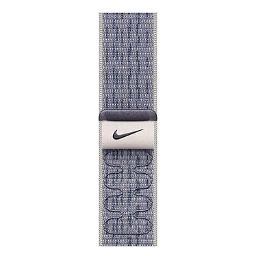 Apple Boucle Sport Nike Gris/Bleu pour Apple Watch 42 mm