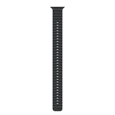 Estensione del bracciale Ocean di Apple con finitura in titanio naturale nero per Apple Watch 49 mm .