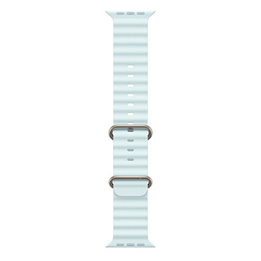 Apple Bracelet Océan Bleu Glacier  Finition Titane Naturel pour Apple Watch 49 mm