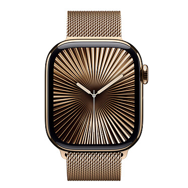 Opiniones sobre Pulsera milanesa de oro para Apple Watch 42 mm.