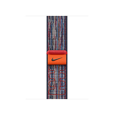 Apple Boucle Sport Nike Blue/Red 40 mm - One size fits all.