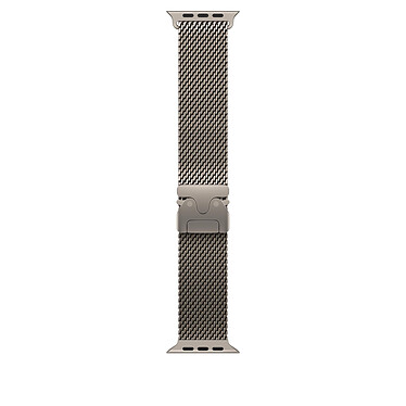 Apple Milanese natural titanium bracelet 49 mm - Small .