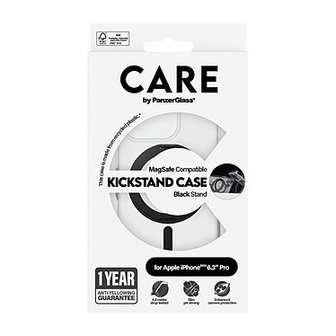 Acheter PanzerGlass Coque Feature Kickstand iPhone 16 Pro Noir