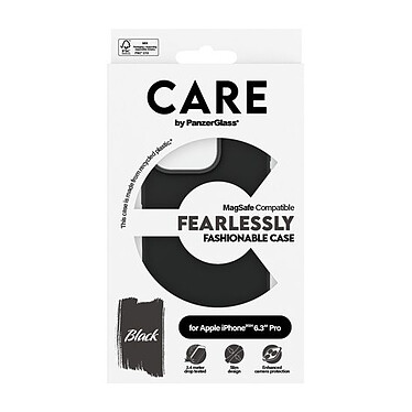 Comprar PanzerGlass Coque Fashion iPhone 16 Pro Negro.