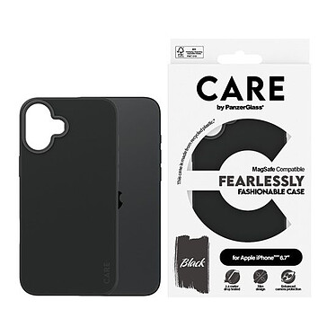 Opiniones sobre PanzerGlass Coque Fashion iPhone 16 Plus Negro.