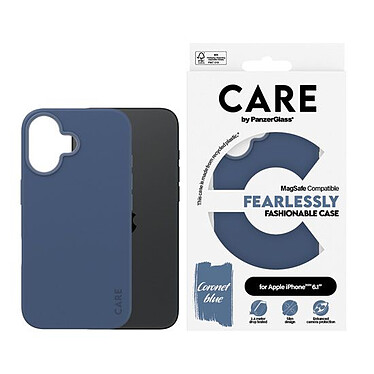 Nota PanzerGlass Coque Fashion iPhone 16 Blue.