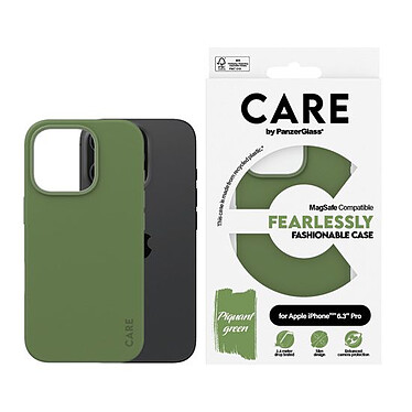 Review PanzerGlass Coque Fashion iPhone 16 Pro Green.