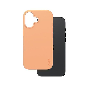 PanzerGlass Coque Fashion iPhone 16 Peach.