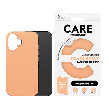 Review PanzerGlass Coque Fashion iPhone 16 Peach.