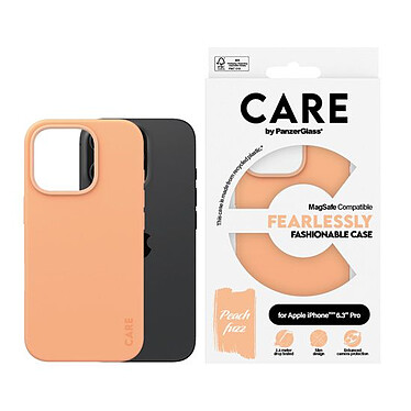 Review PanzerGlass Coque Fashion iPhone 16 Pro Pêche.