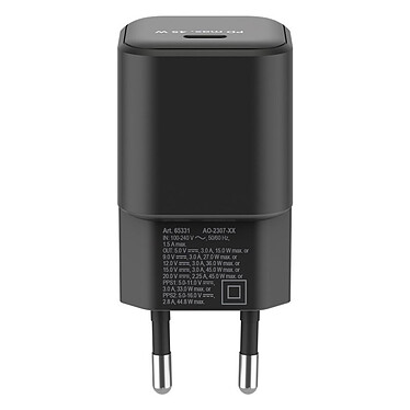 Goobay PD GaN Nano 45W USB-C Rapid Charger (Black). economico