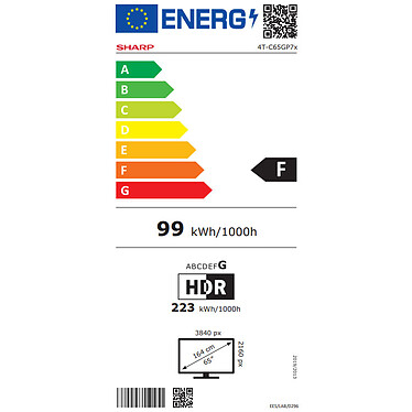 Sharp QLED 65GP7265E pas cher