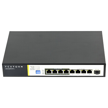 Avis TEXTORM Switch 8 ports 2.5 GbE 4 ports PoE+ et 4 port PoE++ avec SFP+ 10G