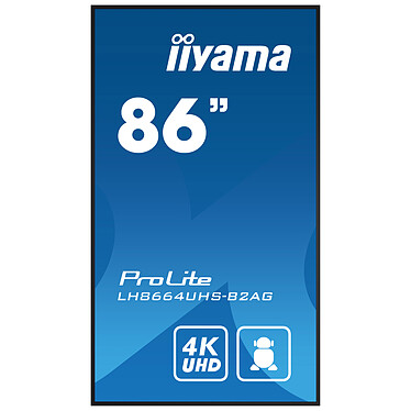 Nota iiyama 85.6" LED - ProLite LH8664UHS-B2AG.