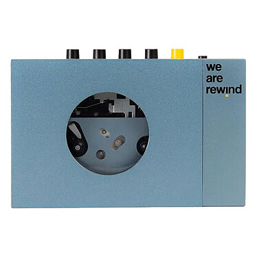 We Are Rewind Lecteur Cassette Kurt Bleu