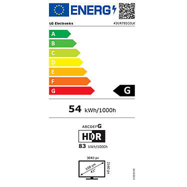 LG 43UR781C . economico