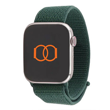 Band Band Boucle Sport Nylon Tissé Vert Lacustre 42 mm