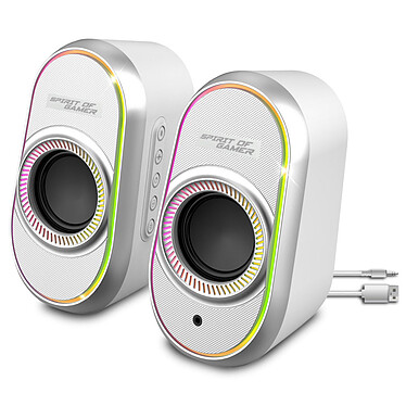 Spirit of Gamer Fanatic 500 (Blanc)