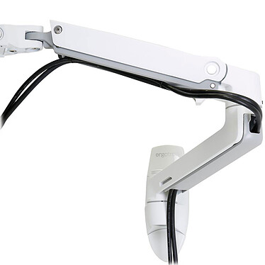 Review Ergotron Wall arm for LX screen (white)[LDLCCONTEXT:This wall arm optimises the visual comfort of every user and reduces eyestrain, back and neck pain. Reposition your LCD screens in a single touch: up, down, forwards, backwards. The LX arm allows unrivalled movement.
]