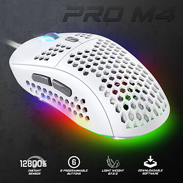 Review Spirit of Gamer Pro-M4 (White).