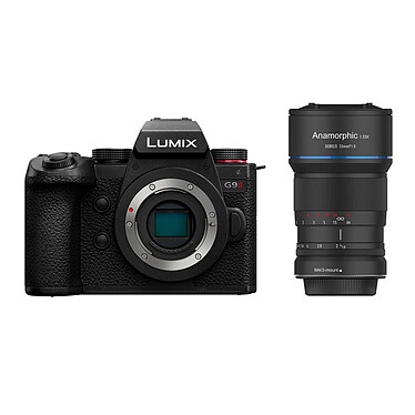 Panasonic Lumix DC-G9 II + Sirui 50 mm F1.8 1.33x compatible con montura APS-C M4/3 - Pack Cine.