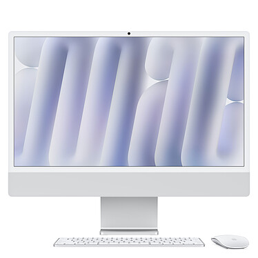 Apple iMac M4 (2024) 24" 24 Go 512 Go Argent (MWUC3FN/A-24GB-512GB-MKPN)