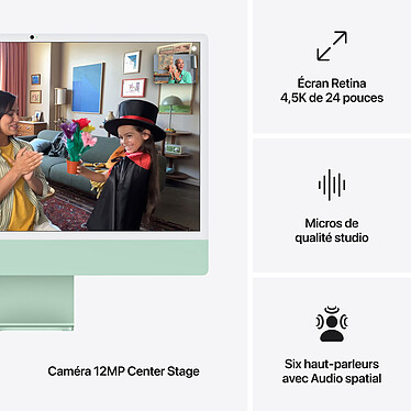 Acquista Apple iMac M4 (2024) 24" 16GB 256GB Verde (MWUE3FN/A) .