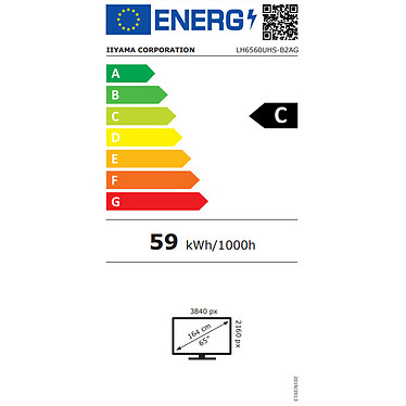 iiyama 65" LED - Prolite LH6560UHS-B2AG. a bajo precio