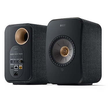 Audio-Technica AT-LP70XBT Noir + KEF LSX II Noir Carbone pas cher