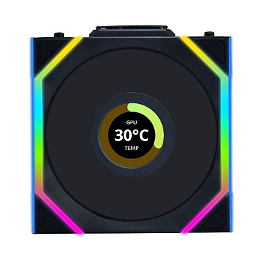 Lian Li Uni Fan SL Wireless LCD 120 Reverse Blade (negro) .