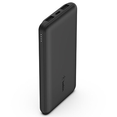 Belkin Batterie externe 10K Boost Charge avec câble USB-A vers USB-C Noir