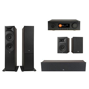 JBL MA7100HP Noir + Pack Stage V2 280F Espresso 5.0